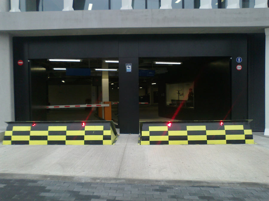 Anti-rams, the headquarters of bbva, Spain